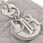 Dior Lady Bag Handbag Gray — view 7