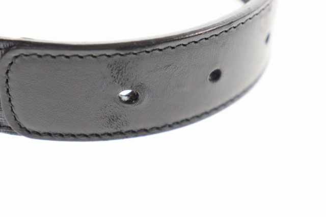 Gucci GG Marmont Belt 85 34 Leather Black All Over Pattern Aa — view 8