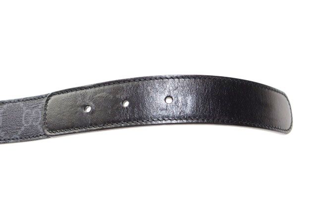 Gucci GG Marmont Belt 85 34 Leather Black All Over Pattern Aa — view 2