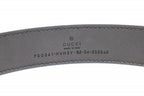 Gucci GG Marmont Belt 85 34 Leather Black All Over Pattern Aa — view 5