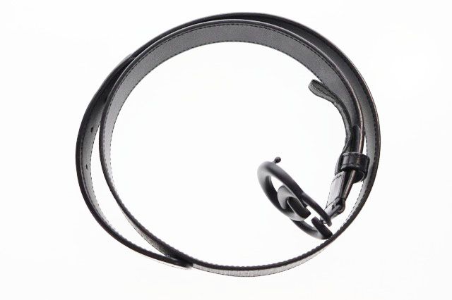 Gucci GG Marmont Belt 85 34 Leather Black All Over Pattern Aa — view 4
