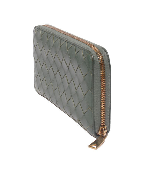 Bottega Veneta Zip Around Wallet Intrecciato — view 2