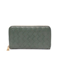 Bottega Veneta Zip Around Wallet Intrecciato