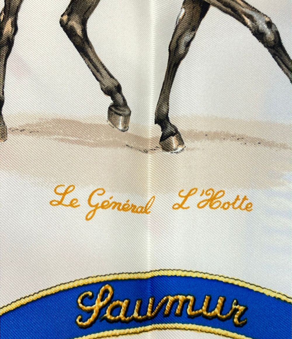Hermes Scarf Silk 100% Carre 90 French National Riding School Ecole Francaise — view 4