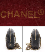 Chanel Chain Shoulder Bag Gold Quilted Lambskin — view 4