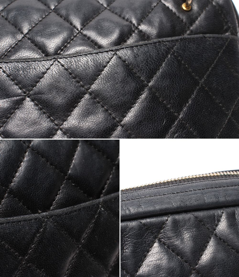 Chanel Chain Shoulder Bag Gold Quilted Lambskin — view 6