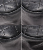 Chanel Chain Shoulder Bag Gold Quilted Lambskin — view 5