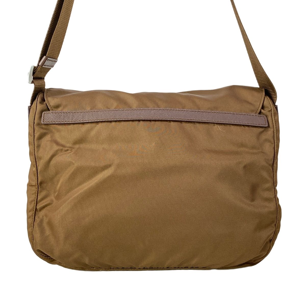 Prada Shoulder Bag Brown Leather — view 3