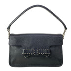 Prada Handbag ST Vienna Fifty Black Ribbon Leather