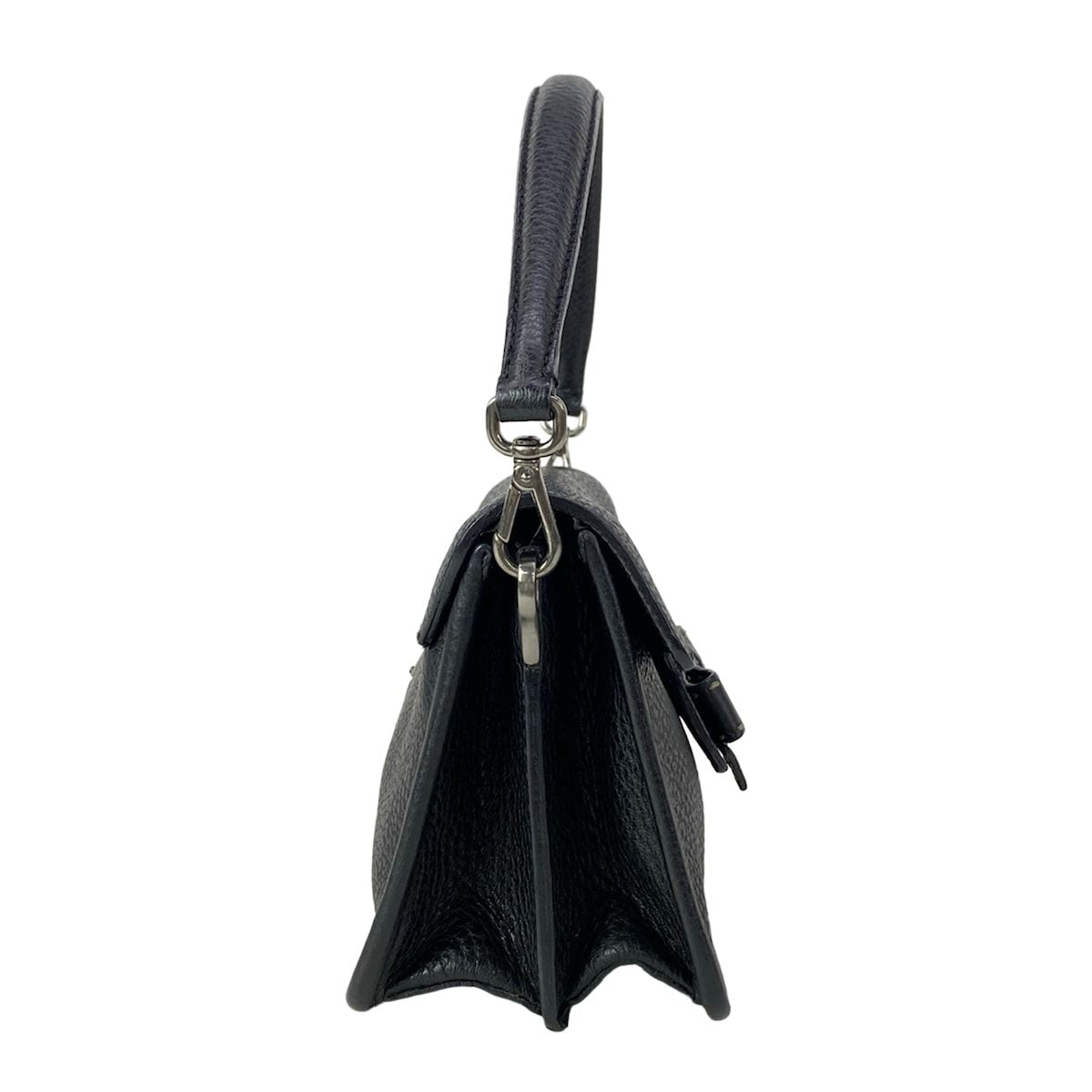 Prada Handbag ST Vienna Fifty Black Ribbon Leather — view 2
