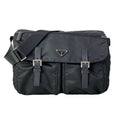 Prada Shoulder Bag Black Leather