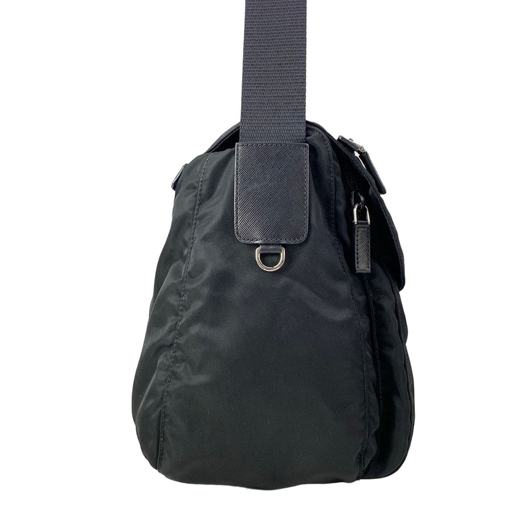 Prada Shoulder Bag Black Leather — view 2