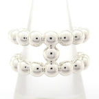 Hermes Ring 54 Chaine D'ancre Alea II Beads Silver