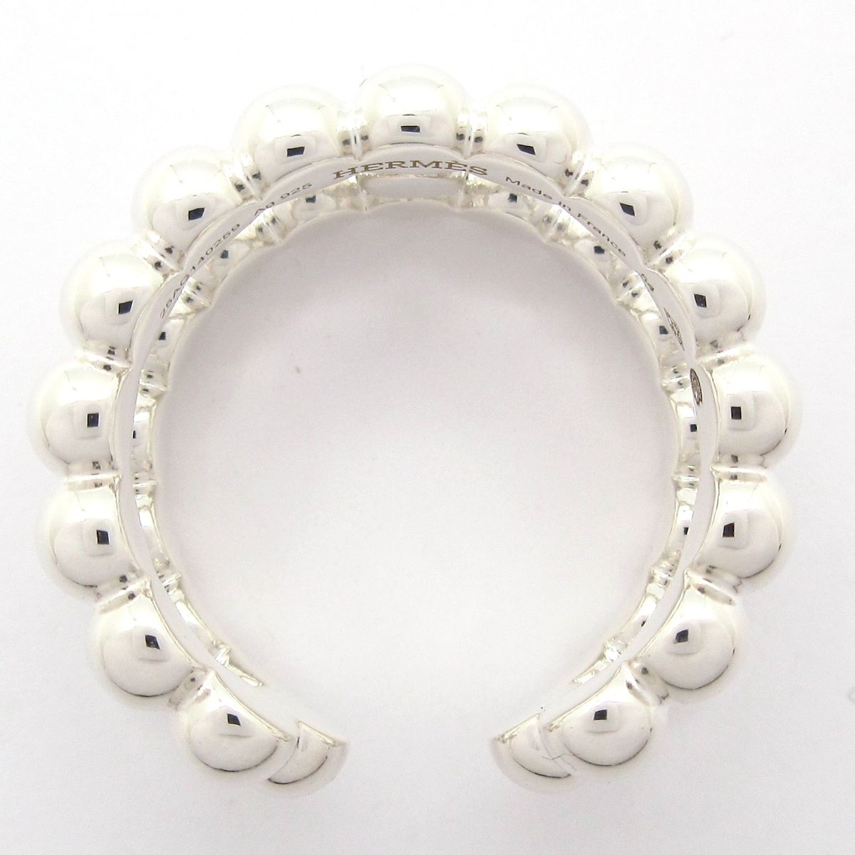 Hermes Ring 54 Chaine D'ancre Alea II Beads Silver — view 4