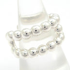 Hermes Ring 54 Chaine D'ancre Alea II Beads Silver — view 2