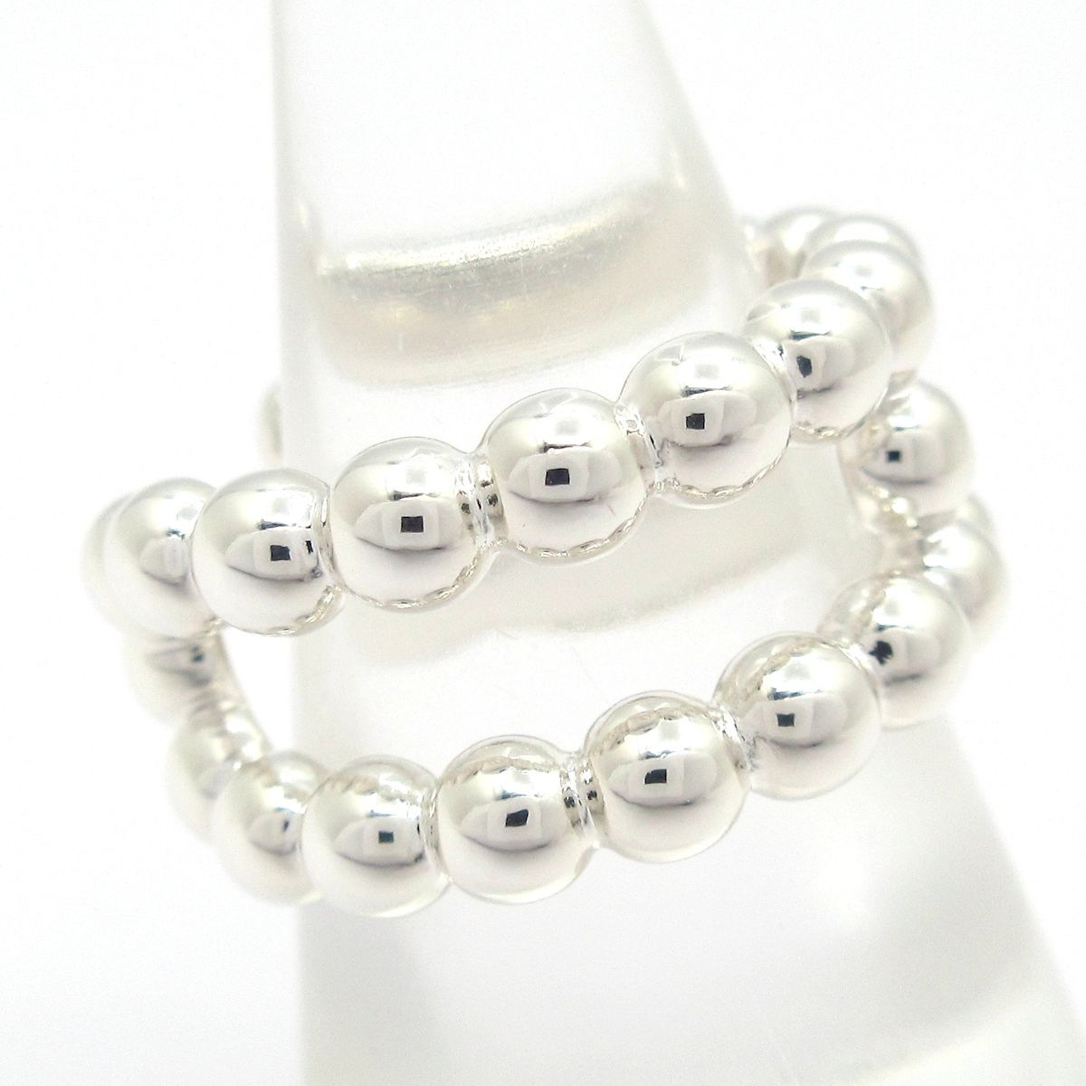 Hermes Ring 54 Chaine D'ancre Alea II Beads Silver — view 2