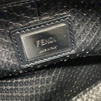 Fendi Handbag Peekaboo Regular Mon Star Black Leather — view 9