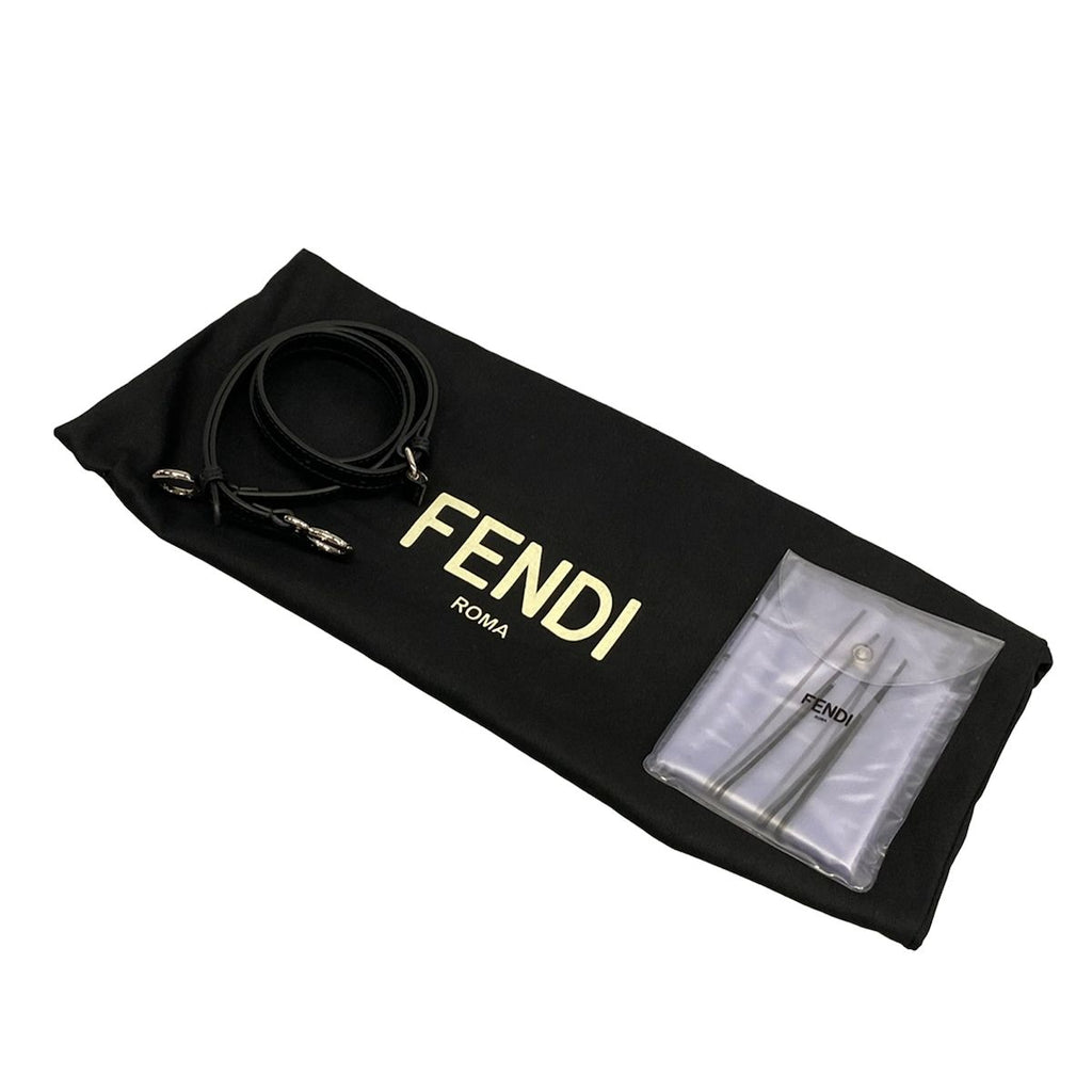 Fendi Handbag Peekaboo Regular Mon Star Black Leather — view 8