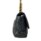 Chanel Shoulder Bag 19 Large Flap Black Chain 2-Way Lambskin — view 2