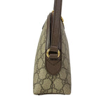 Gucci Shoulder Bag Ophidia Beige Dark Brown Dark Green Red Leather — view 2