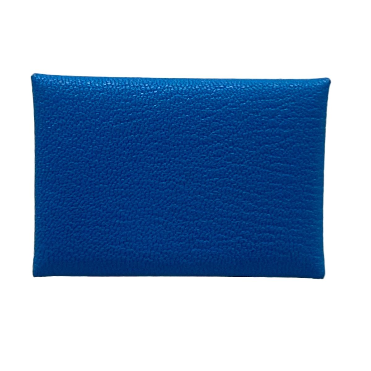 Hermes Coin Case Calvi Duo Verso Blue Zanzibar Mint Bicolor — view 2