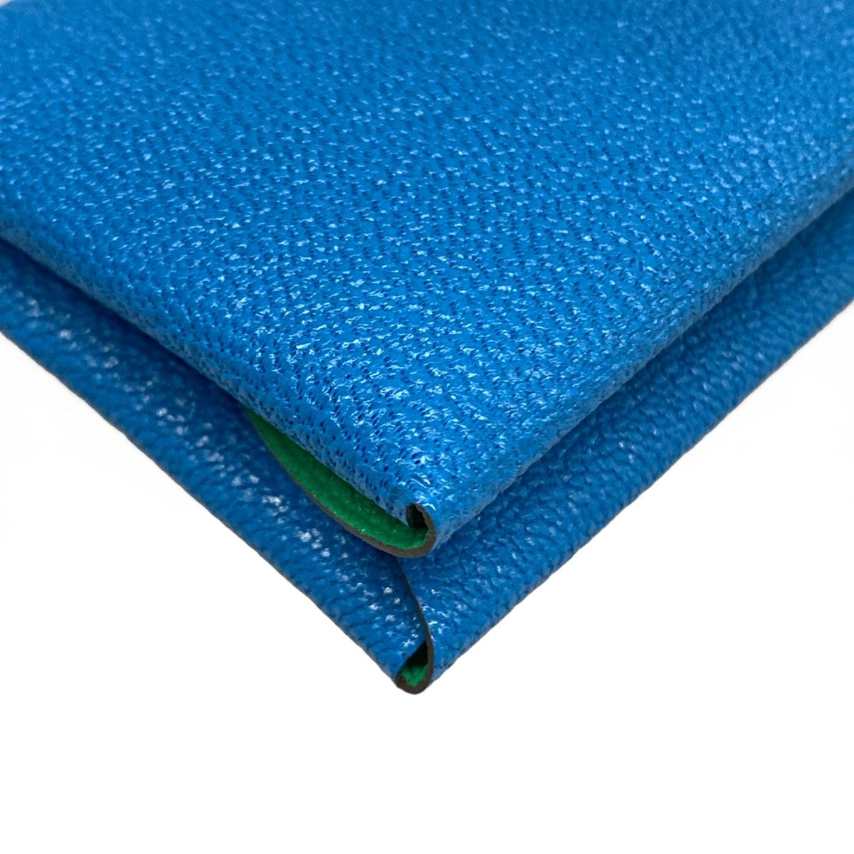 Hermes Coin Case Calvi Duo Verso Blue Zanzibar Mint Bicolor — view 7