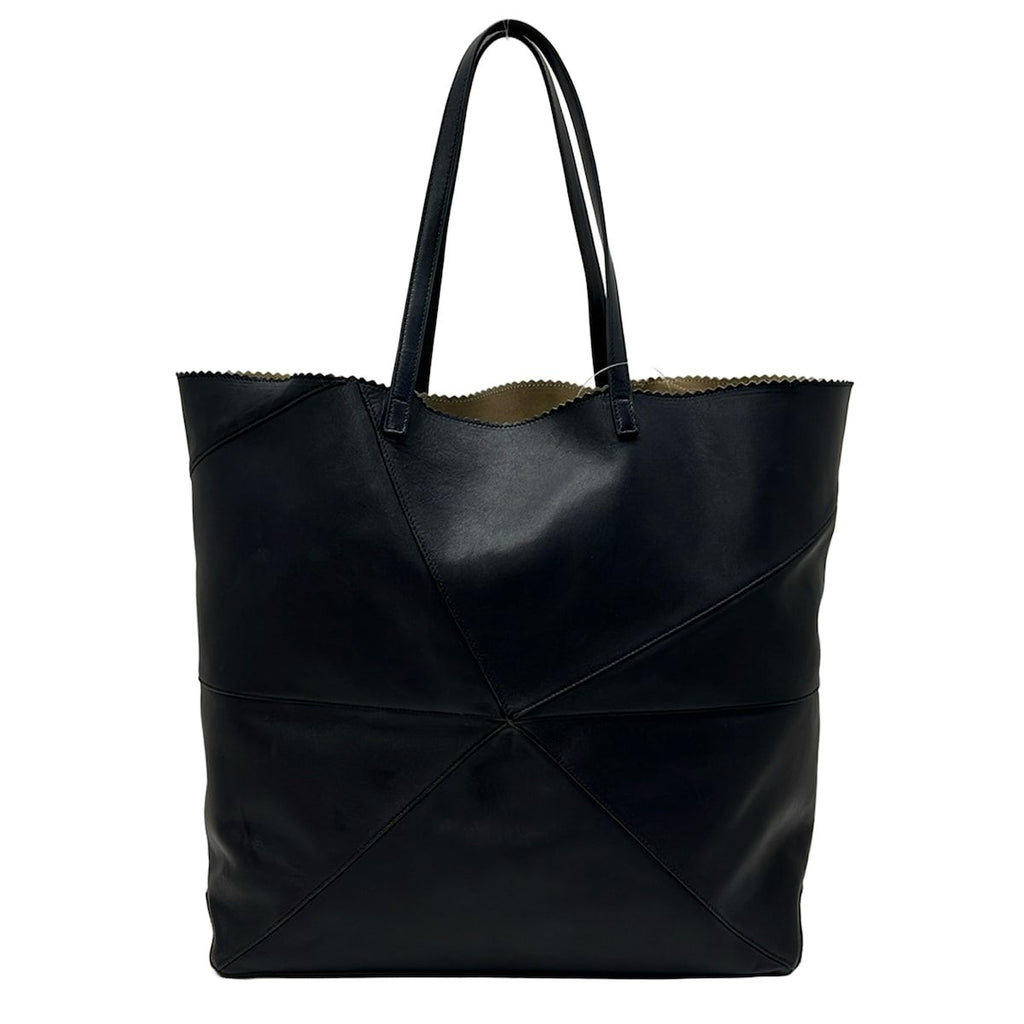 Loewe Tote Origamiara Dark Navy Leather — view 3