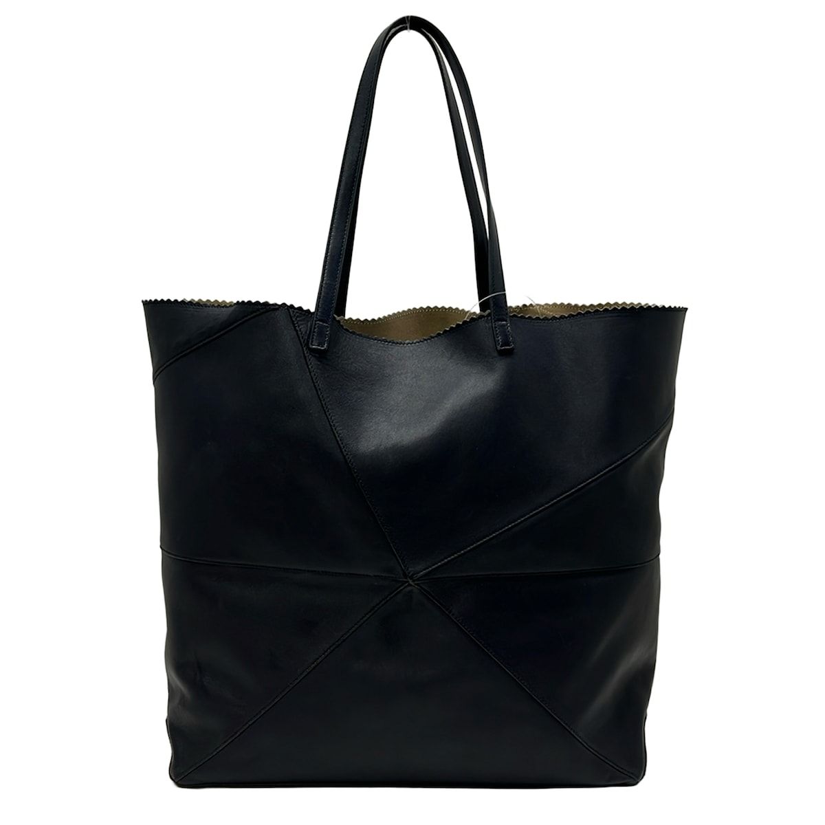 Loewe Tote Origamiara Dark Navy Leather — view 3