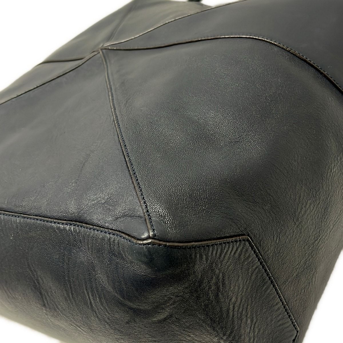 Loewe Tote Origamiara Dark Navy Leather — view 6