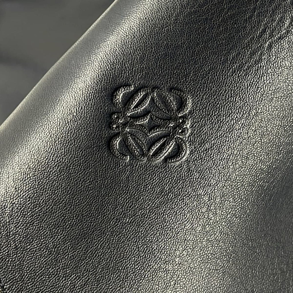 Loewe Tote Origamiara Dark Navy Leather — view 9