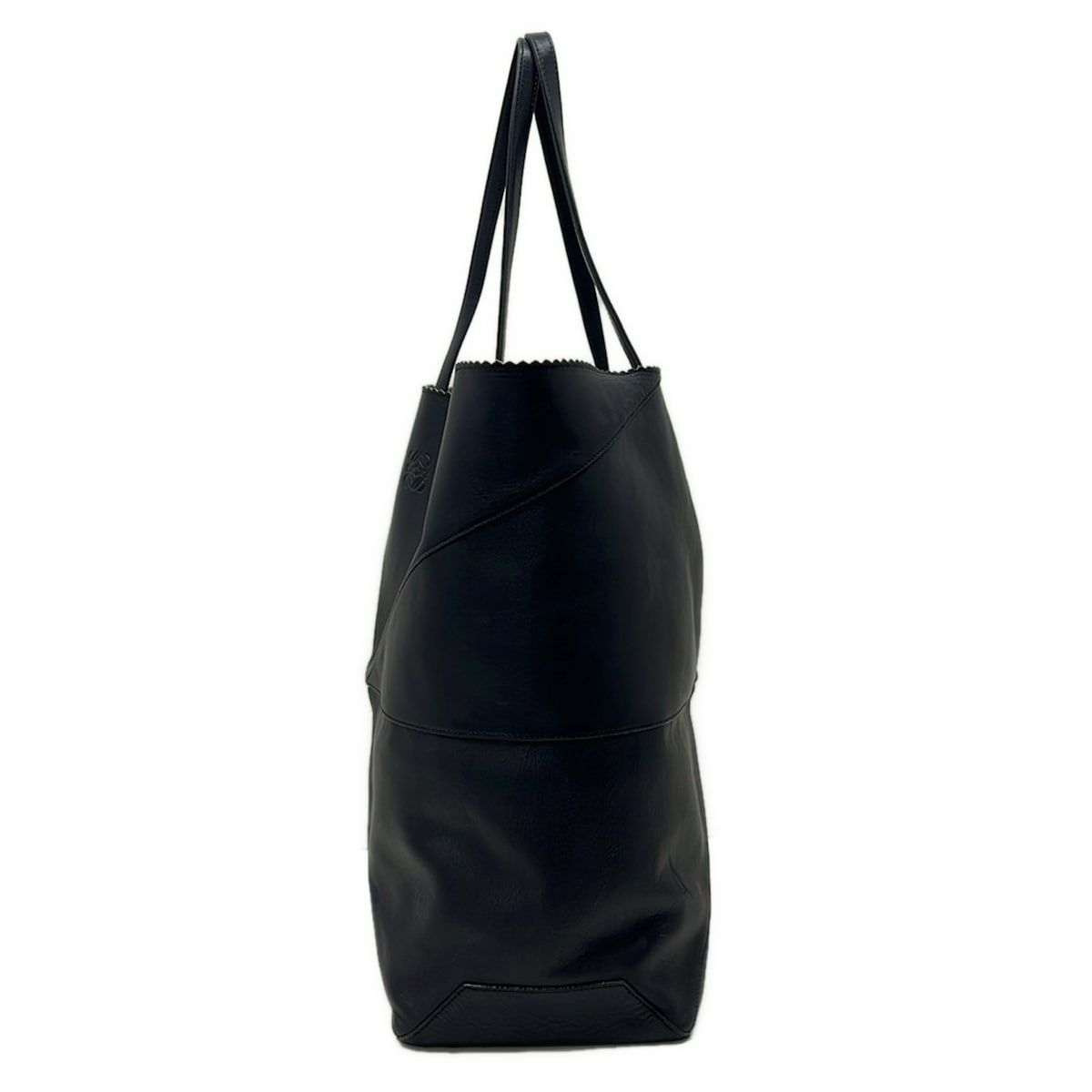 Loewe Tote Origamiara Dark Navy Leather — view 4