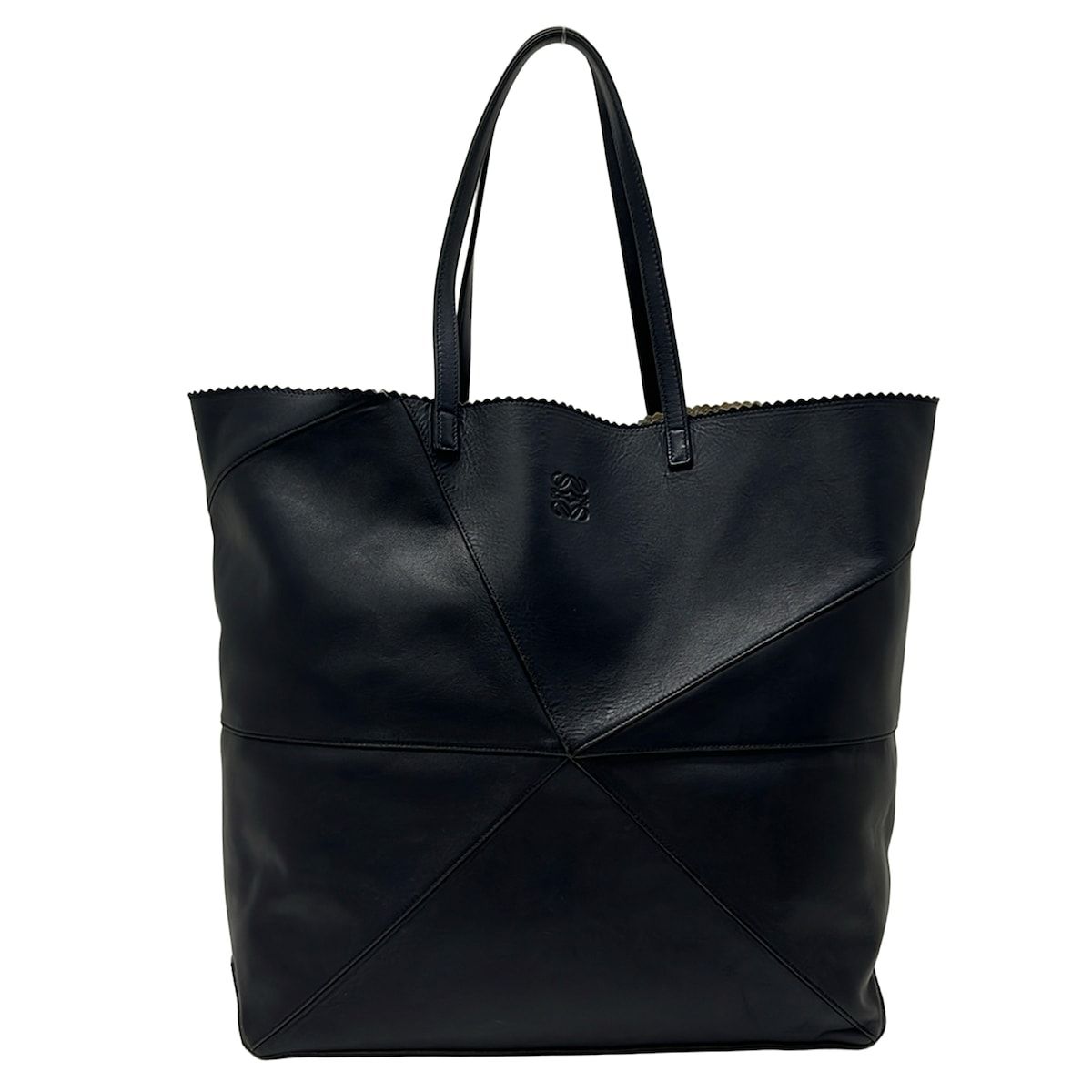 Loewe Tote Origamiara Dark Navy Leather