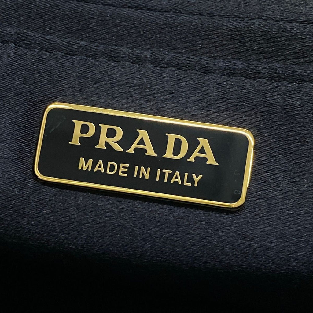 Prada Tote Canapa Mini Black — view 9