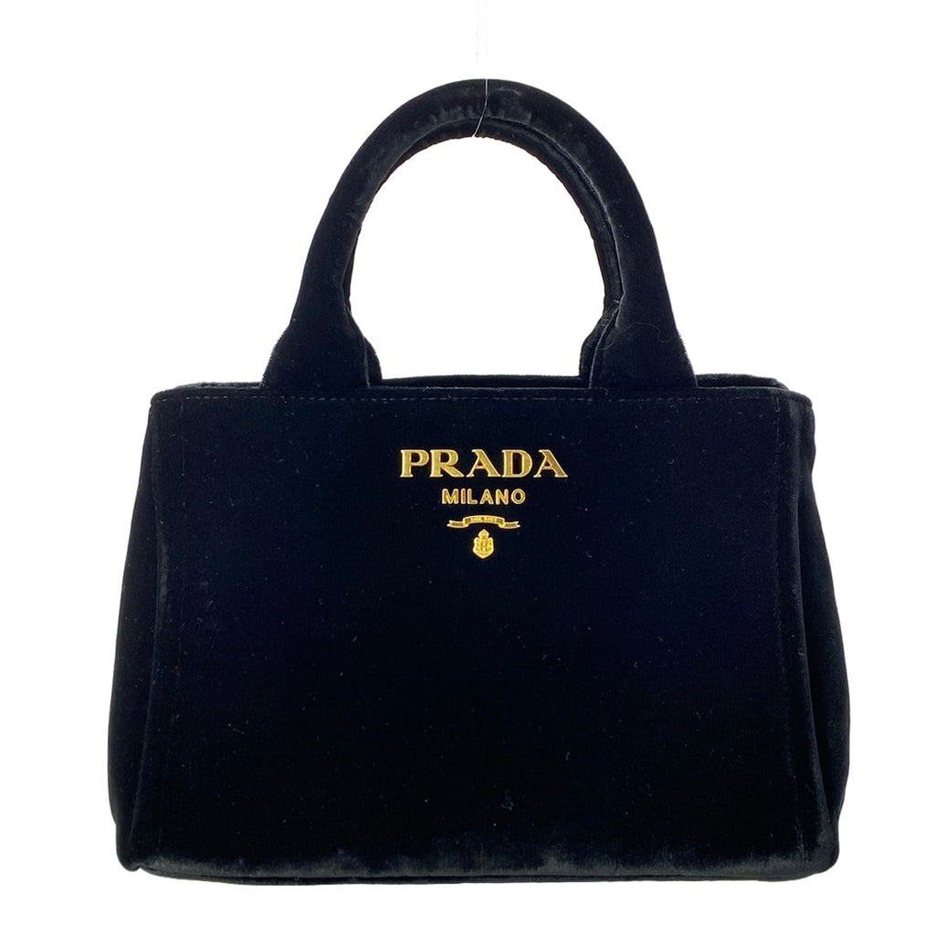Prada Tote Canapa Mini Black