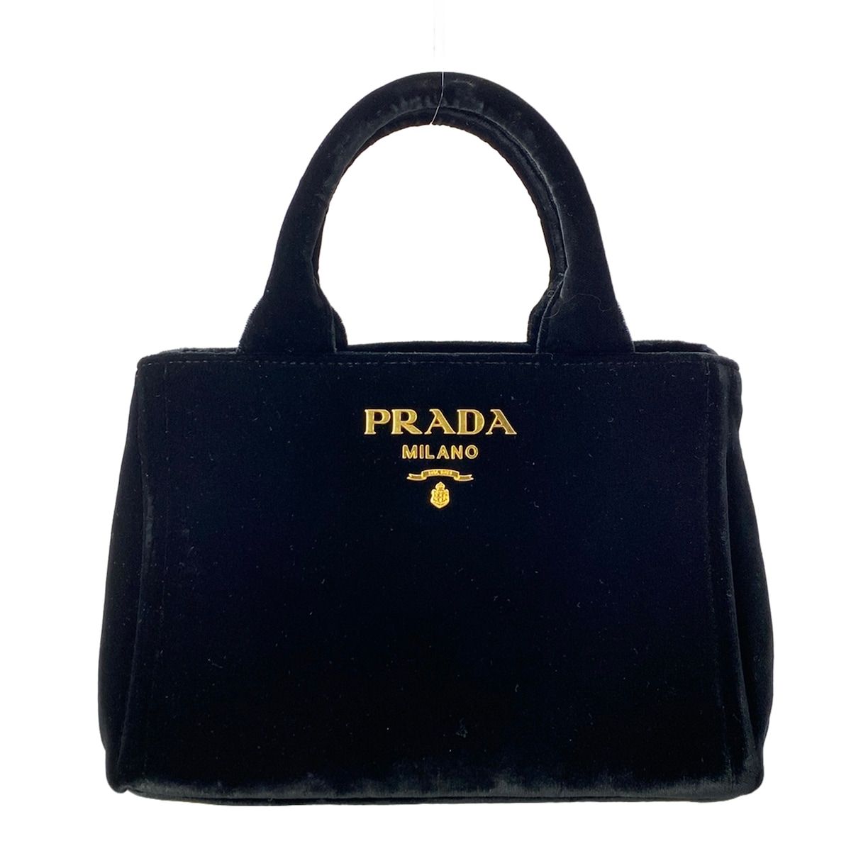 Prada Tote Canapa Mini Black