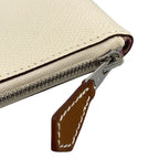 Hermes Coin Case Azap Compact Mini Silk in Nata Silver — view 9