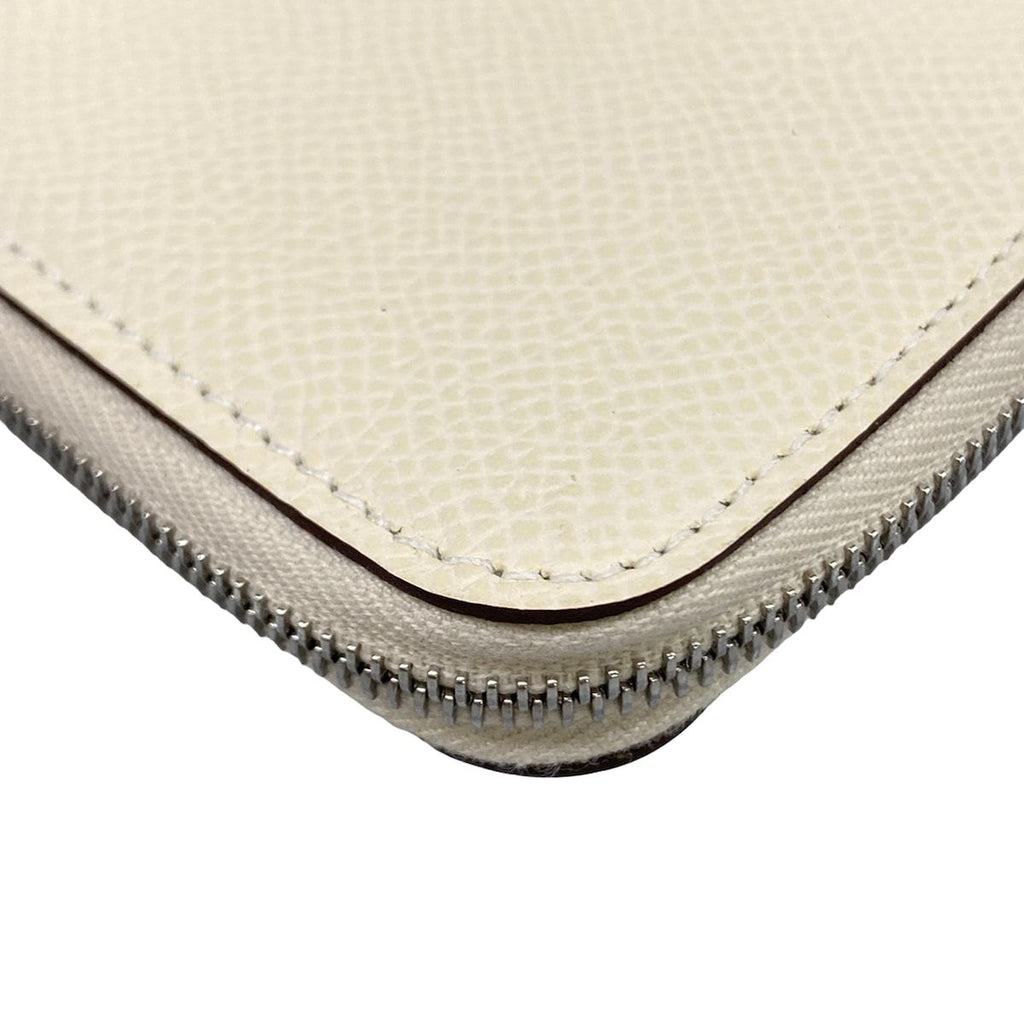 Hermes Coin Case Azap Compact Mini Silk in Nata Silver — view 6