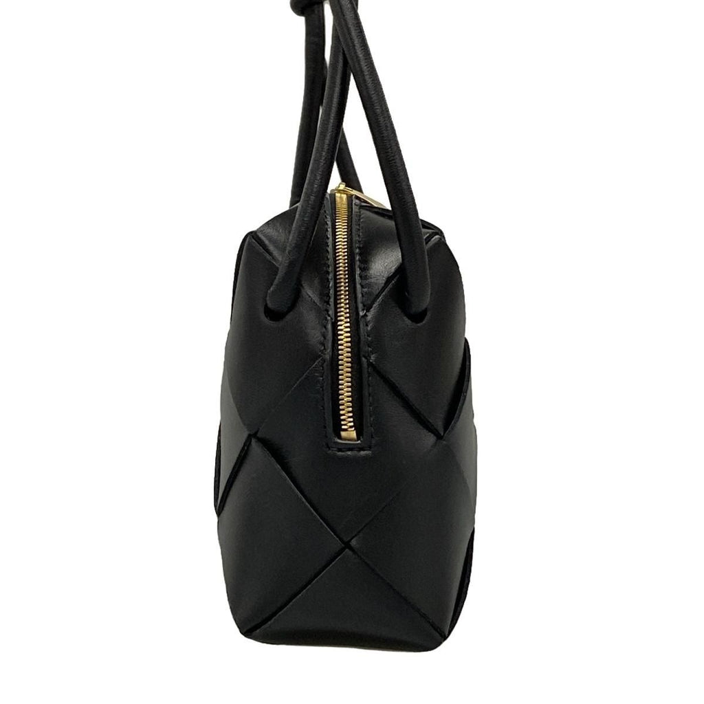 Bottega Veneta Shoulder Bag Small Cassette Black Lambskin — view 2