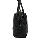 Bottega Veneta Shoulder Bag Small Cassette Black Lambskin — view 2