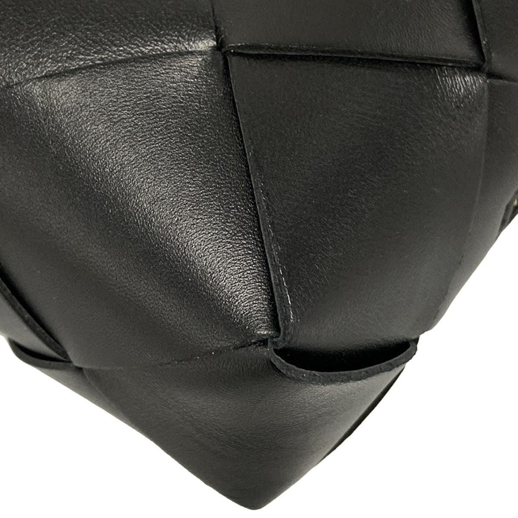 Bottega Veneta Shoulder Bag Small Cassette Black Lambskin — view 8
