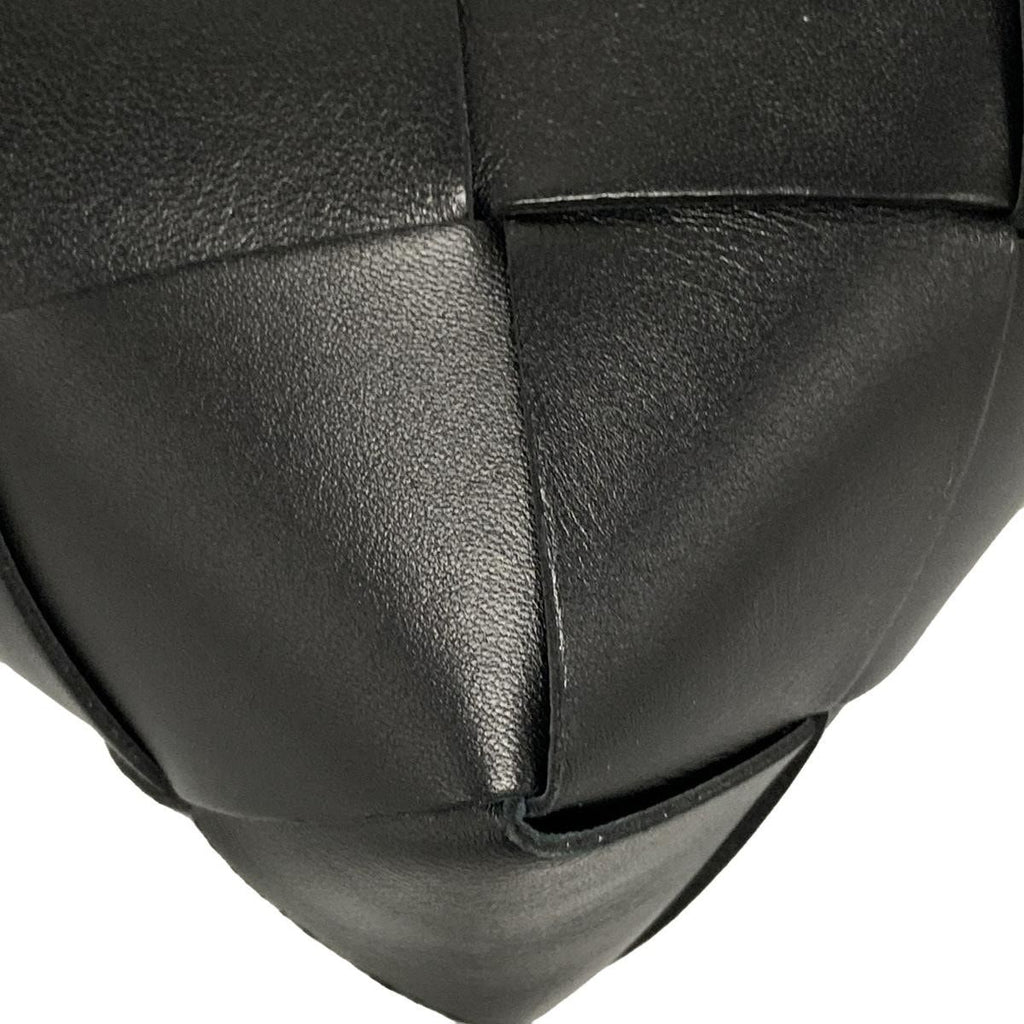 Bottega Veneta Shoulder Bag Small Cassette Black Lambskin — view 7