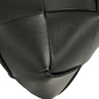 Bottega Veneta Shoulder Bag Small Cassette Black Lambskin — view 9