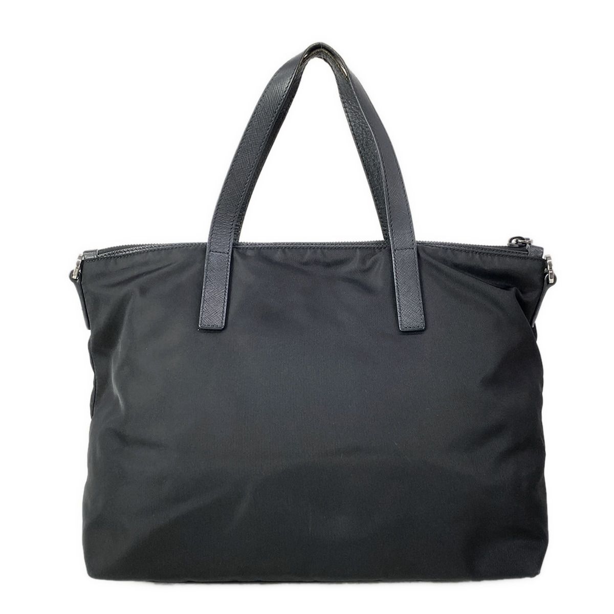 Prada Handbag Black Silver Studded Robot Leather — view 3