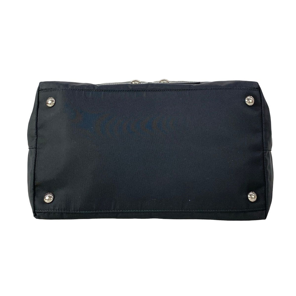 Prada Handbag Black Silver Studded Robot Leather — view 5