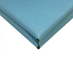 Hermes Card Case Calvi Duo Blue Jean — view 7
