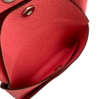 Hermes Card Case Calvi Duo Rose Azalea — view 4