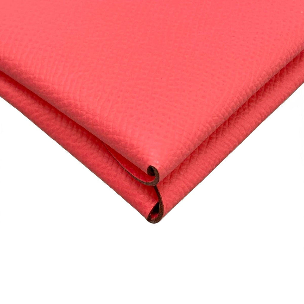 Hermes Card Case Calvi Duo Rose Azalea — view 7