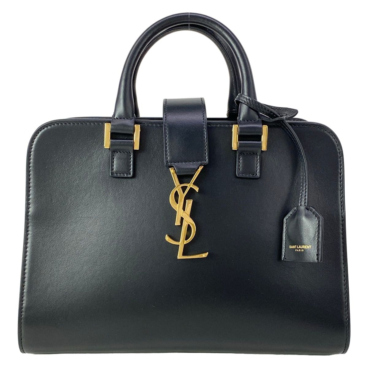 Saint Laurent Paris Handbag Baby Cabas Black Leather