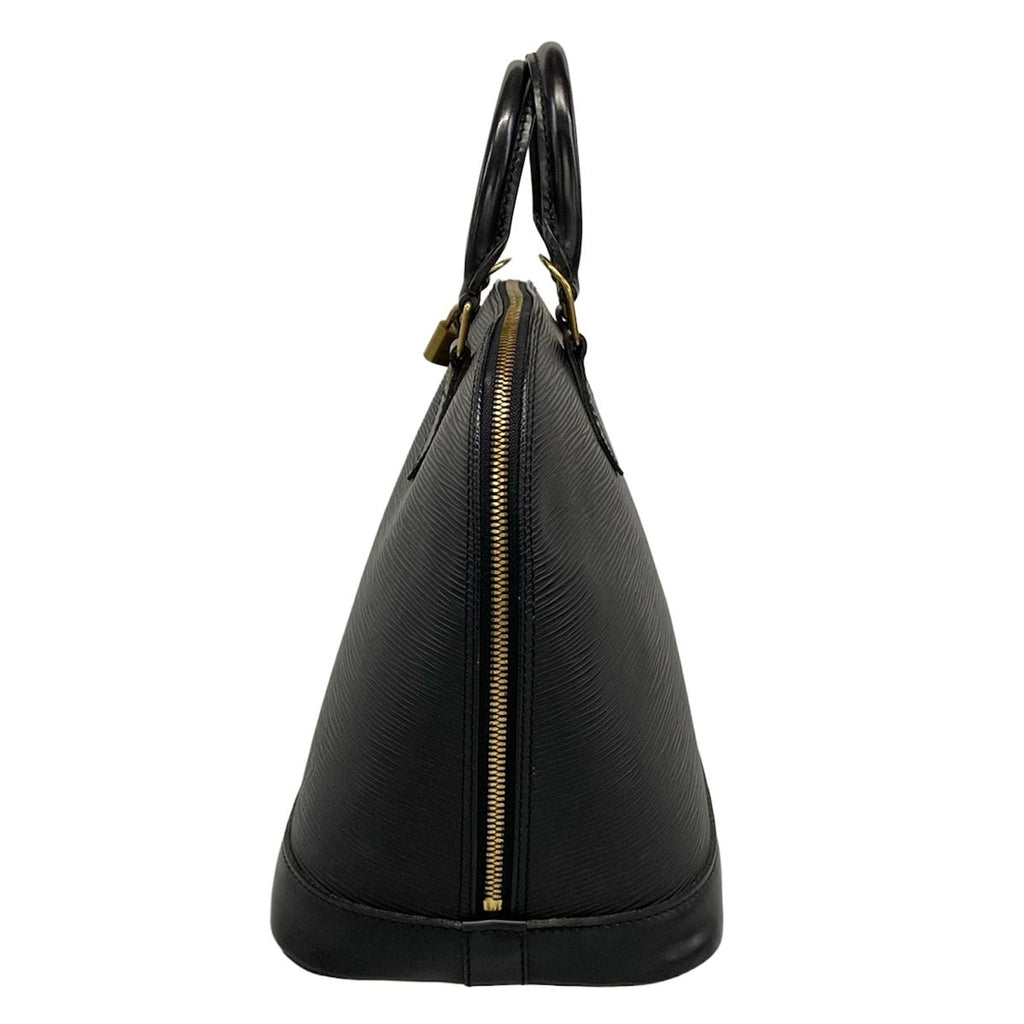 Louis Vuitton Handbag Epi Alma Noir Gold Leather — view 4