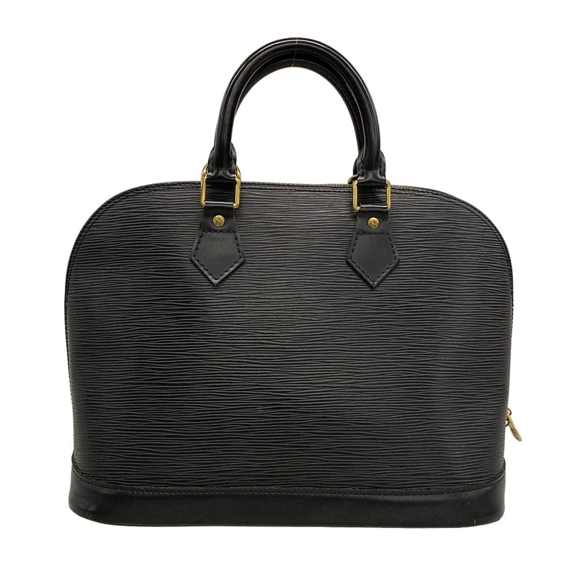 Louis Vuitton Handbag Epi Alma Noir Gold Leather — view 3